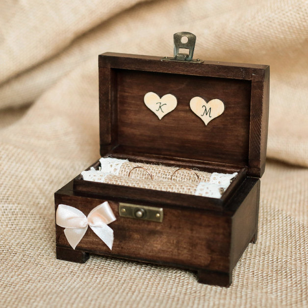 Kuferek na obrączki ślubne, Dawanda