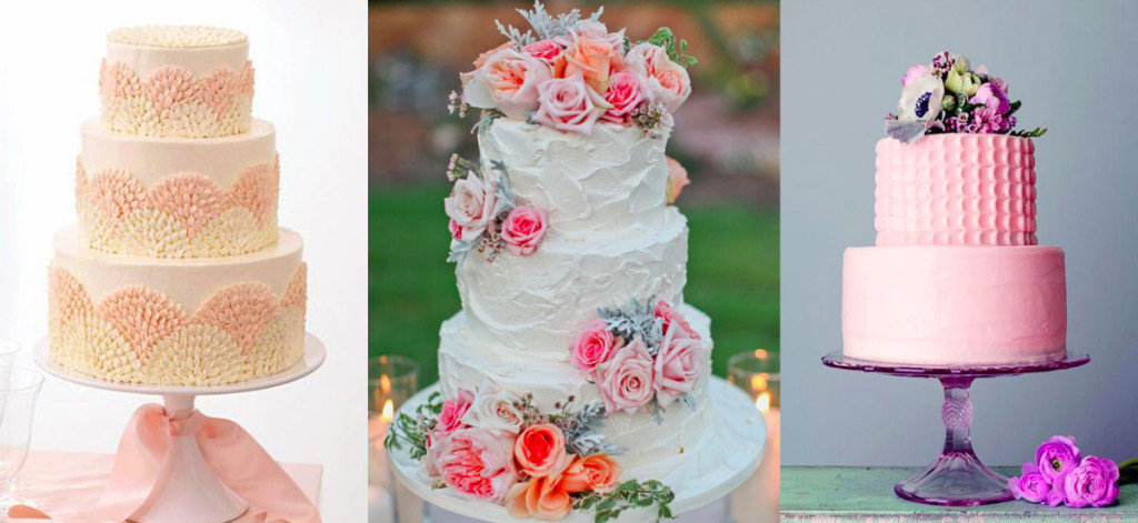 tort weselny dekoracja kremem