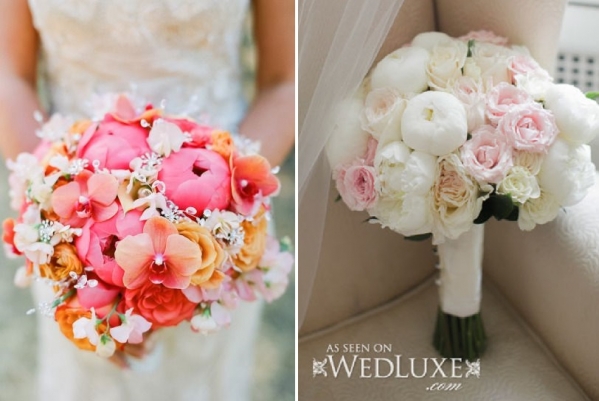 bukiet ślubny w kolorach pastelowych