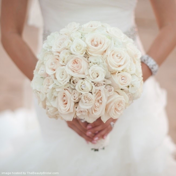 pastelowy bukiet ślubny