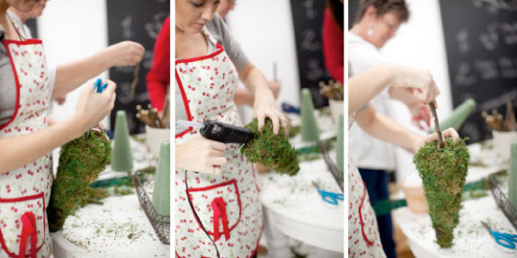 choinki z mchu zrób to sam