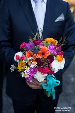 bukiet ślubny 