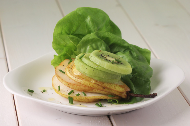 gruszka-kiwi-sałata