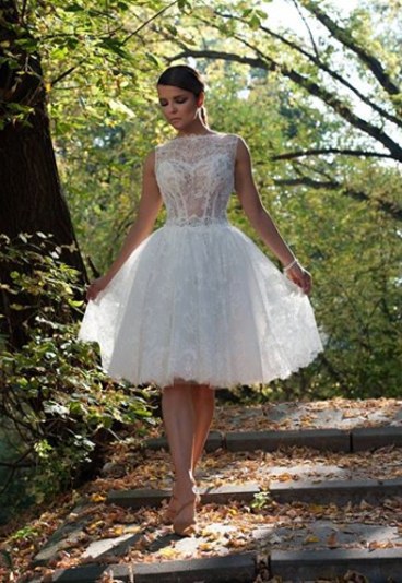 Krótkie suknie ślubne 2015 Viola Piekut1