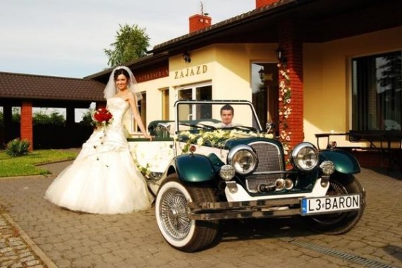 Nestor Baron auto ślubne retro