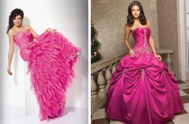 różowe suknie ślubne