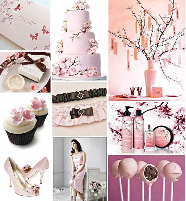 różowe insiracje ślubne