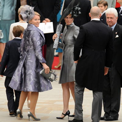 Autumn oraz Zara Phillips na ślubie Kate i Williama